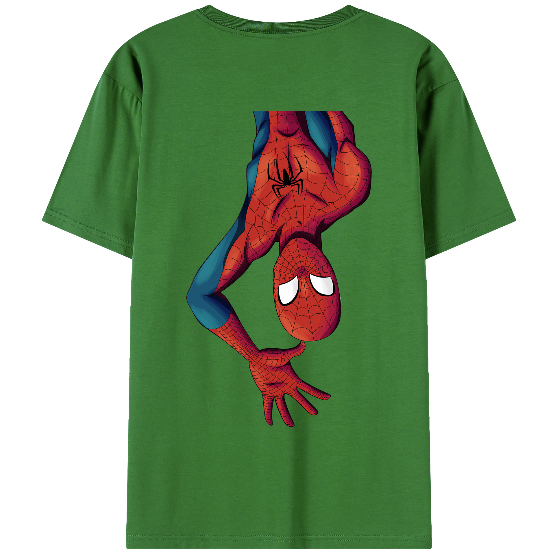 （画像用） Spider Man スパイダーマン レディース半袖Tシャツ(バックプリント)
